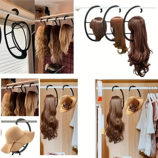Hanging Wig Holder Portable Wig Holder Suitable for Multiple Wigs And
