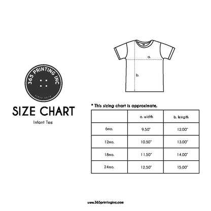 Graphic Snap-on Style Baby Tee, Infant Tee - I