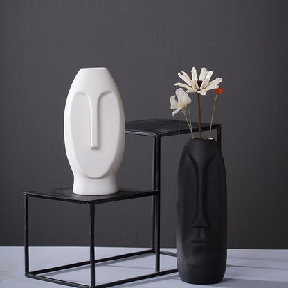 Wholesale Personality Man Face Flower Vase Home Decoration Accessories