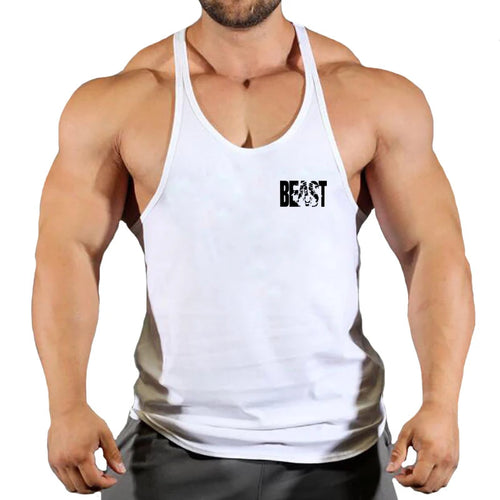 Men Muscle Beast Sleeveless Slim Tee Shirt Tank Top