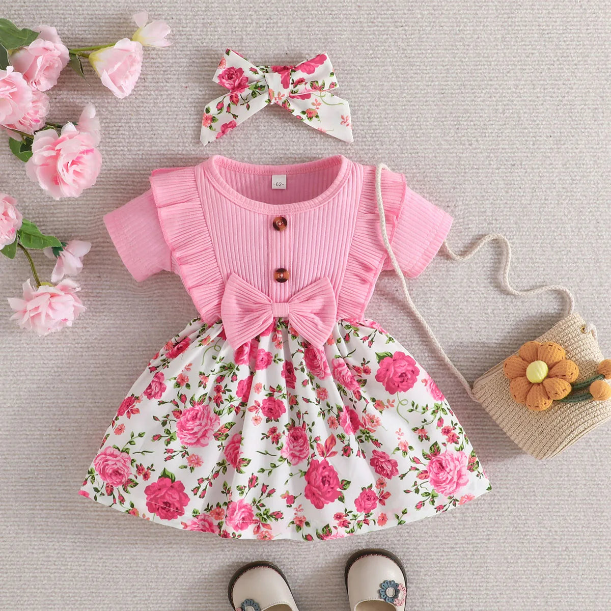 Floral Kids Princess Dresses