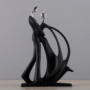 Nordic Art Dancing Couple Resin Figure