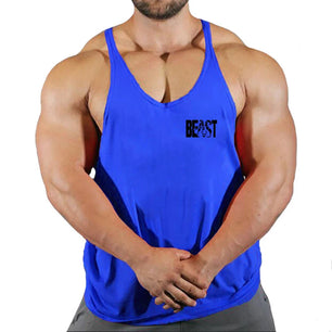 Men Muscle Beast Sleeveless Slim Tee Shirt Tank Top