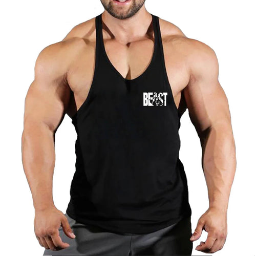 Men Muscle Beast Sleeveless Slim Tee Shirt Tank Top