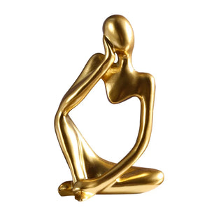 Thinker Abstract Statues Sculptures Yoga Figurine