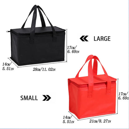Portable Lunch Cooler Bag Folding Insulation Picnic Ice Pack Food