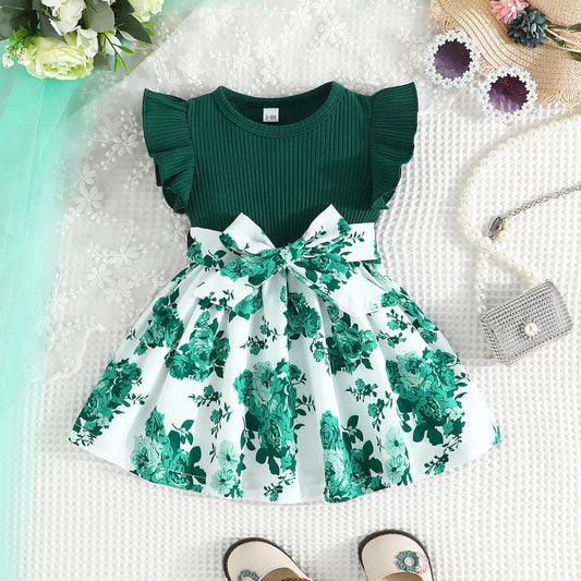 Cute Floral Summer Princess Formal Dresses