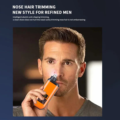 2 In 1 Electric Portable Ear And Nose Hair Trimmer Clipper 2024