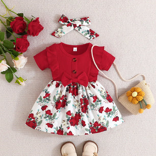 Floral Kids Princess Dresses