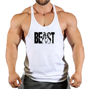 Men Muscle Beast Sleeveless Slim Tee Shirt Tank Top