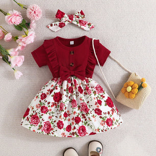 Floral Kids Princess Dresses