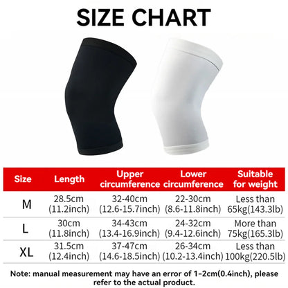 GOBYGO 1Pcs Basketball Sports Knee Pads Elastic Knitted Compression