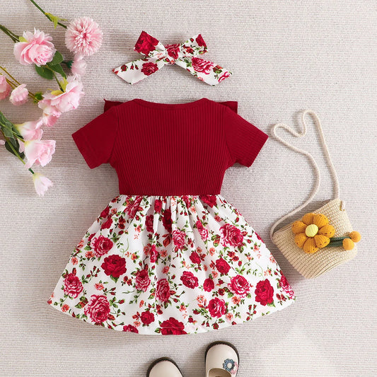 Floral Kids Princess Dresses