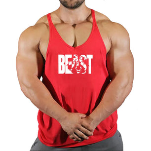 Men Muscle Beast Sleeveless Slim Tee Shirt Tank Top