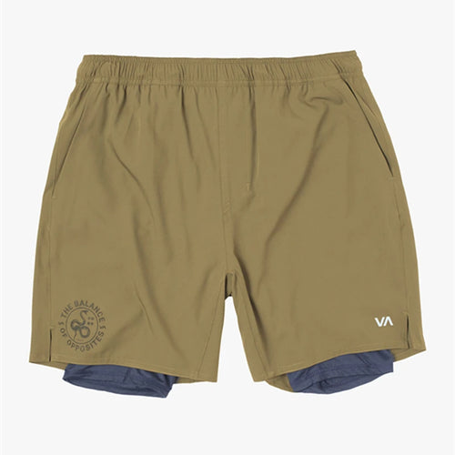 Summer 2 in 1 Athletic Shorts Men's