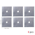  6PCS Silver