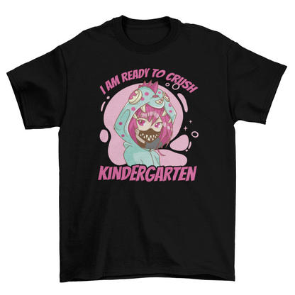 Kindergarden anime girl t-shirt