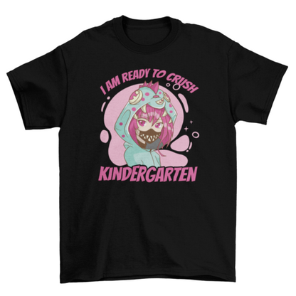 Kindergarden anime girl t-shirt