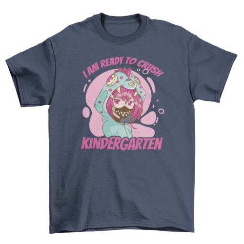 Kindergarden anime girl t-shirt