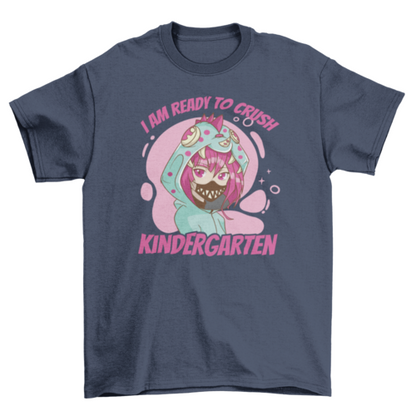 Kindergarden anime girl t-shirt