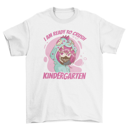 Kindergarden anime girl t-shirt