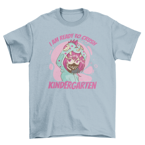 Kindergarden anime girl t-shirt