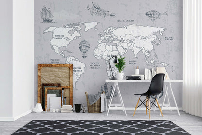 Vintage World Map