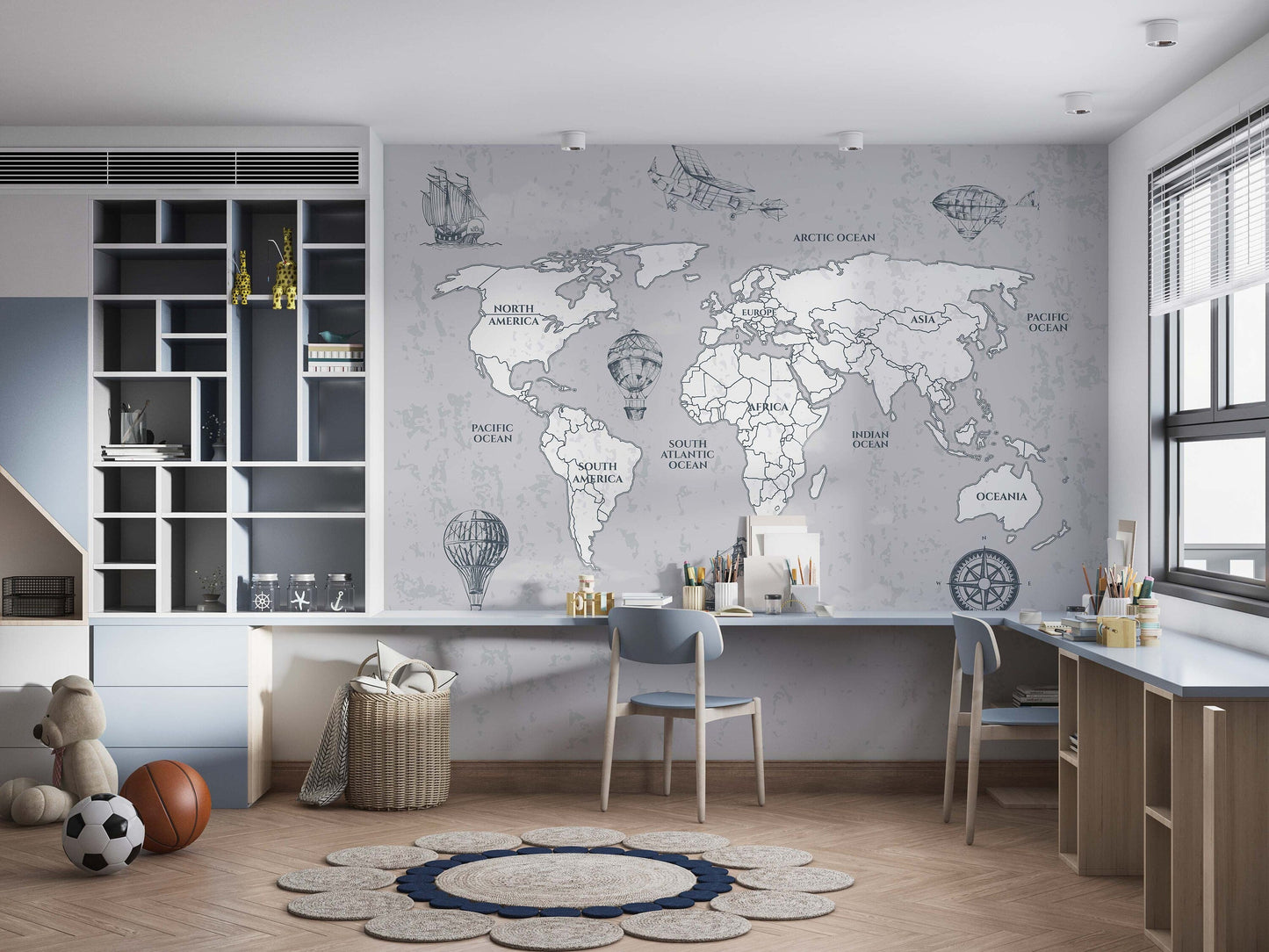 Vintage World Map