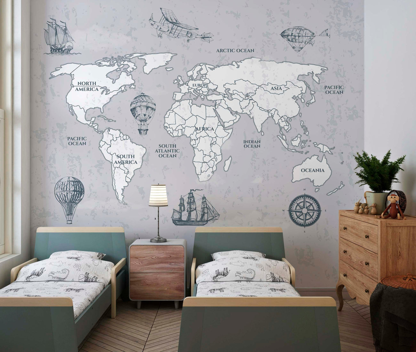 Vintage World Map