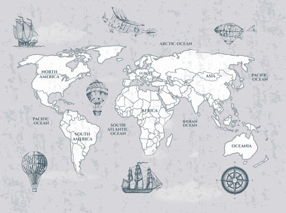 Vintage World Map