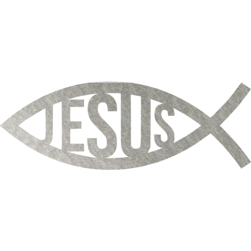 Jesus Fish - Metal Wall Art
