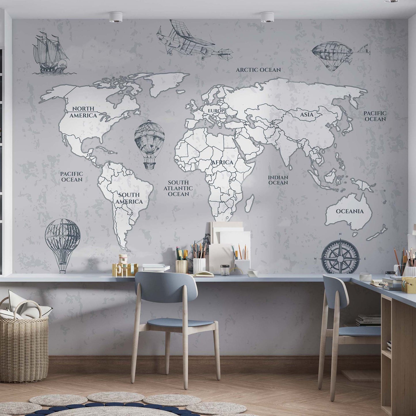 Vintage World Map
